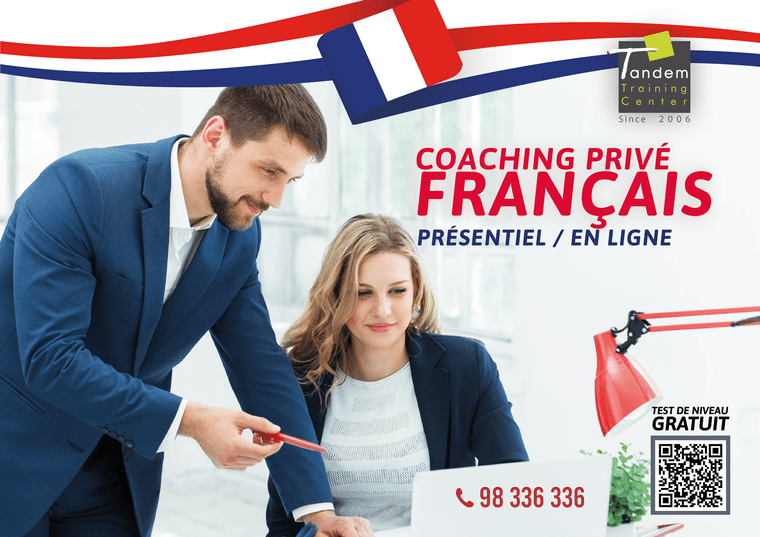 affiche TANDEM Français Coaching Privé