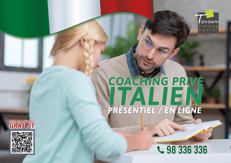 affiche TANDEM Coaching Privé Italien